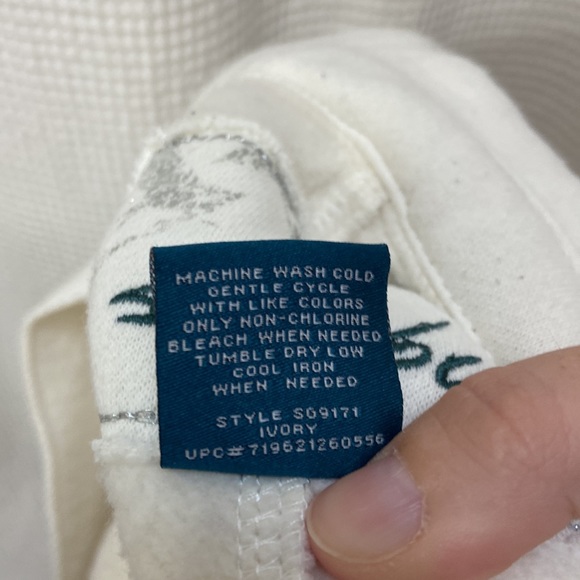 Women’s Sebby white and black-buttoned pea coat like jacket. Size XS - Picture 11 of 11